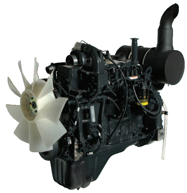 Motor Komatsu SAA6D107E-1 da escavadeira hidráulica Komatsu PC-200-8