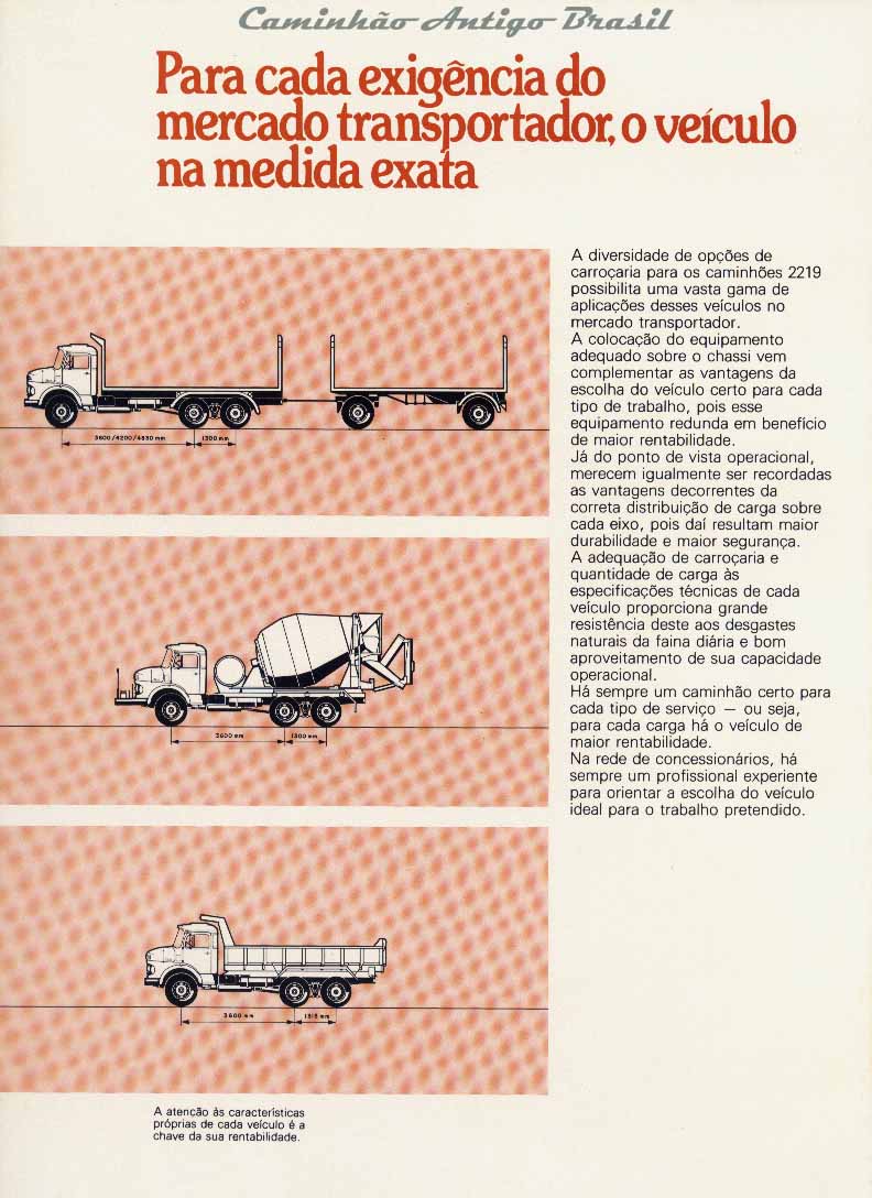 Mercedes-Benz 2219 - Configuração