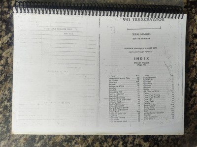 Catálogo de Peças Caterpillar 941 (a)